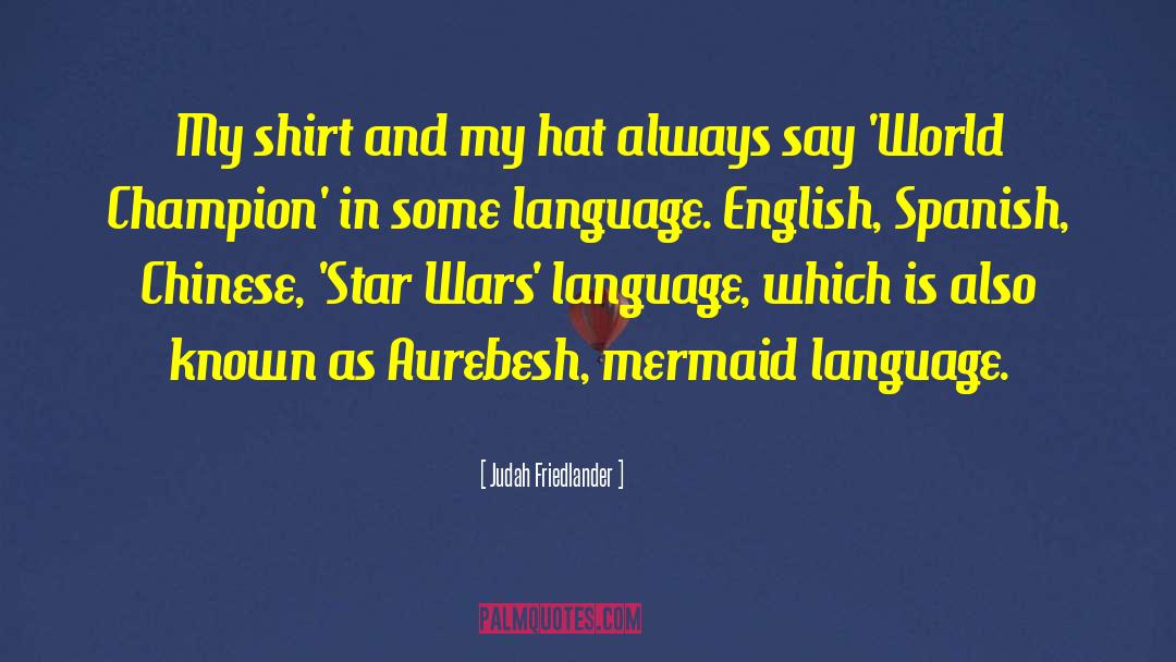 Judah Friedlander Quotes: My shirt and my hat