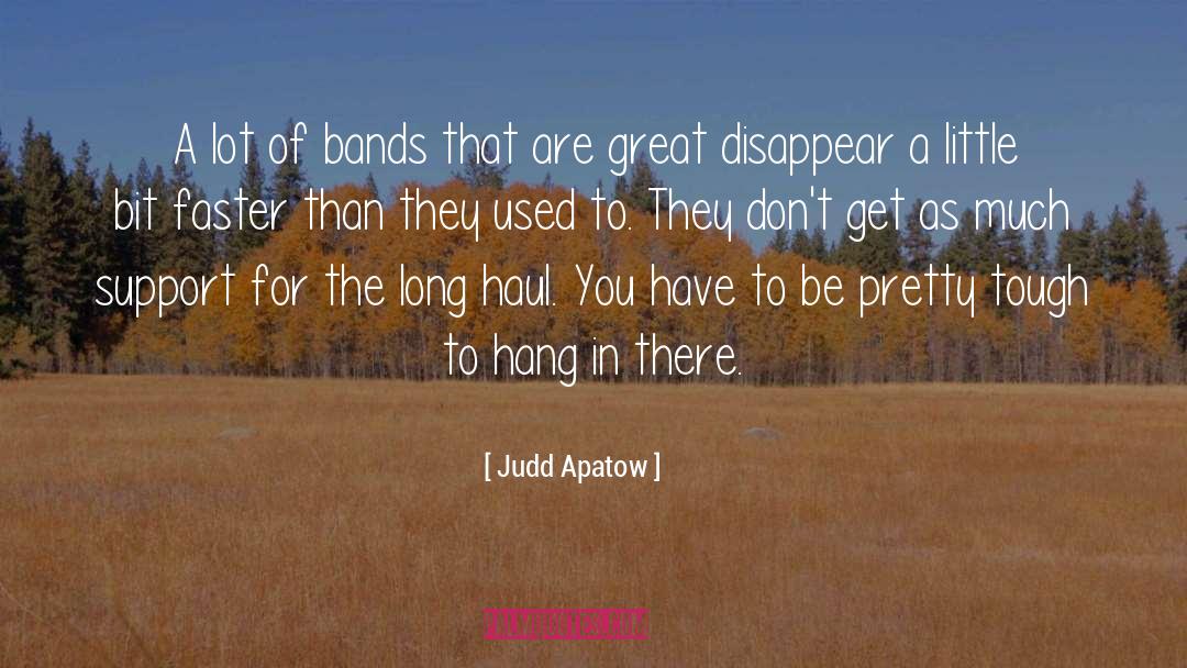 Judd Apatow Quotes: A lot of bands that