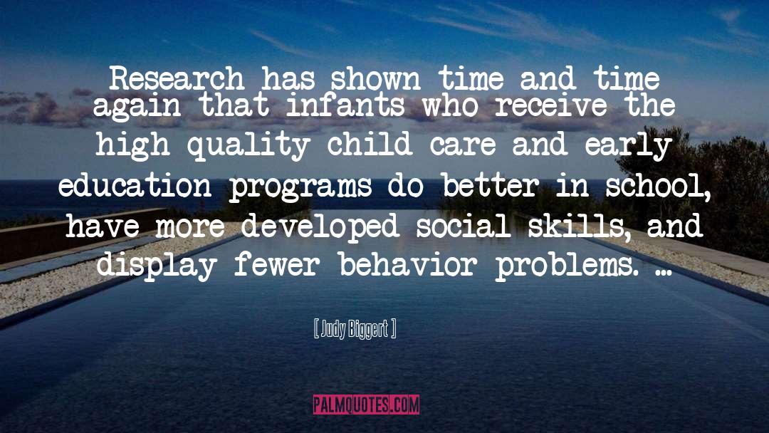 Judy Biggert Quotes: Research has shown time and