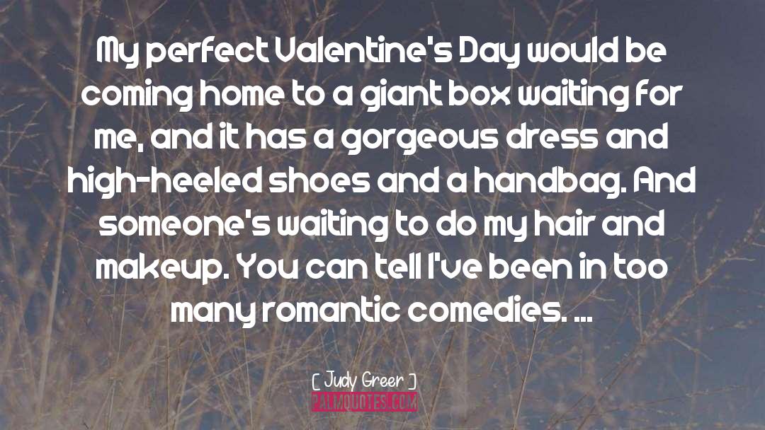 Judy Greer Quotes: My perfect Valentine's Day would