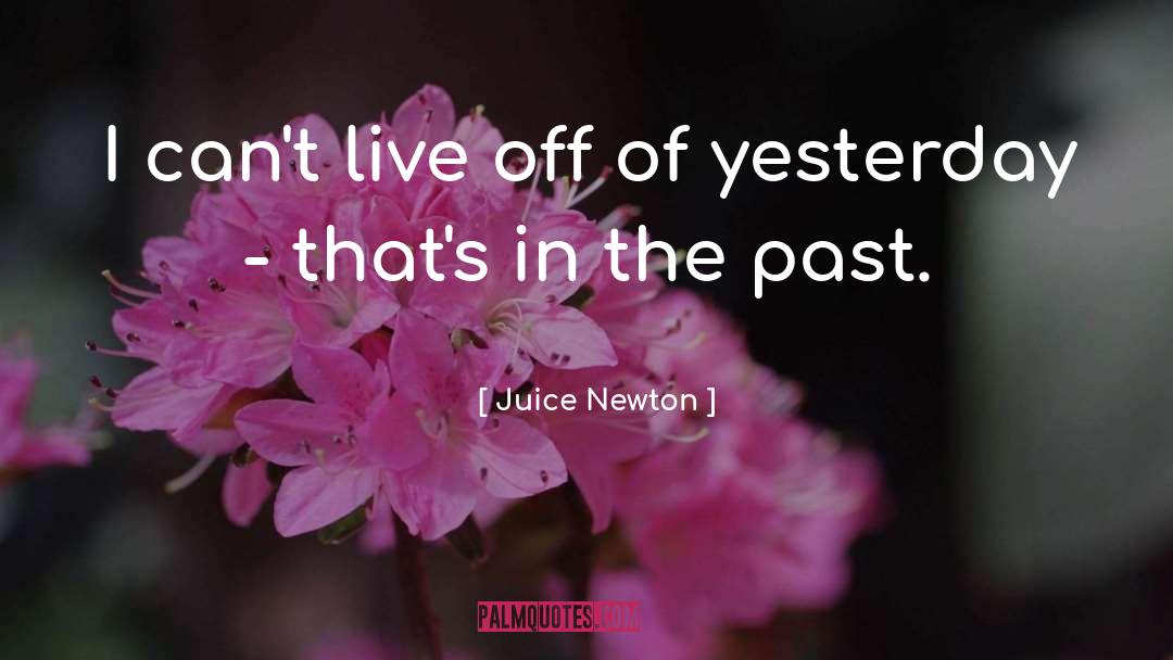 Juice Newton Quotes: I can't live off of