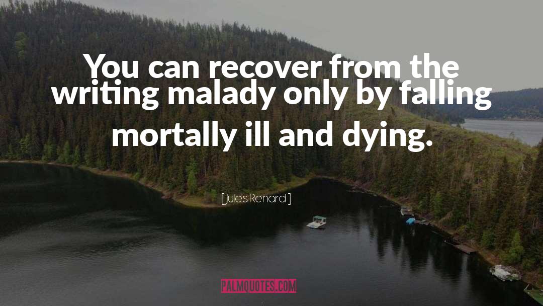 Jules Renard Quotes: You can recover from the