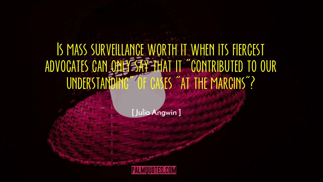 Julia Angwin Quotes: Is mass surveillance worth it
