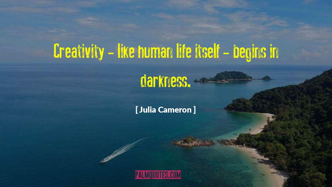 Julia Cameron Quotes: Creativity - like human life