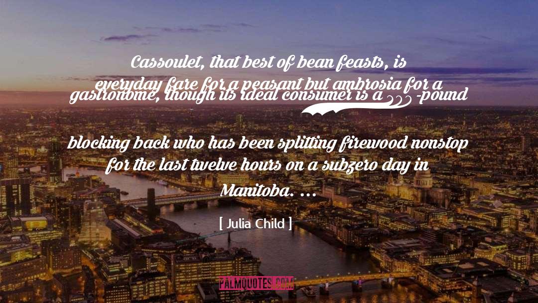 Julia Child Quotes: Cassoulet, that best of bean
