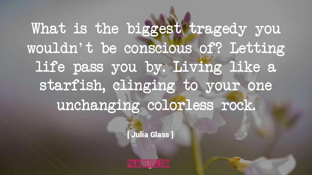 Julia Glass Quotes: What is the biggest tragedy