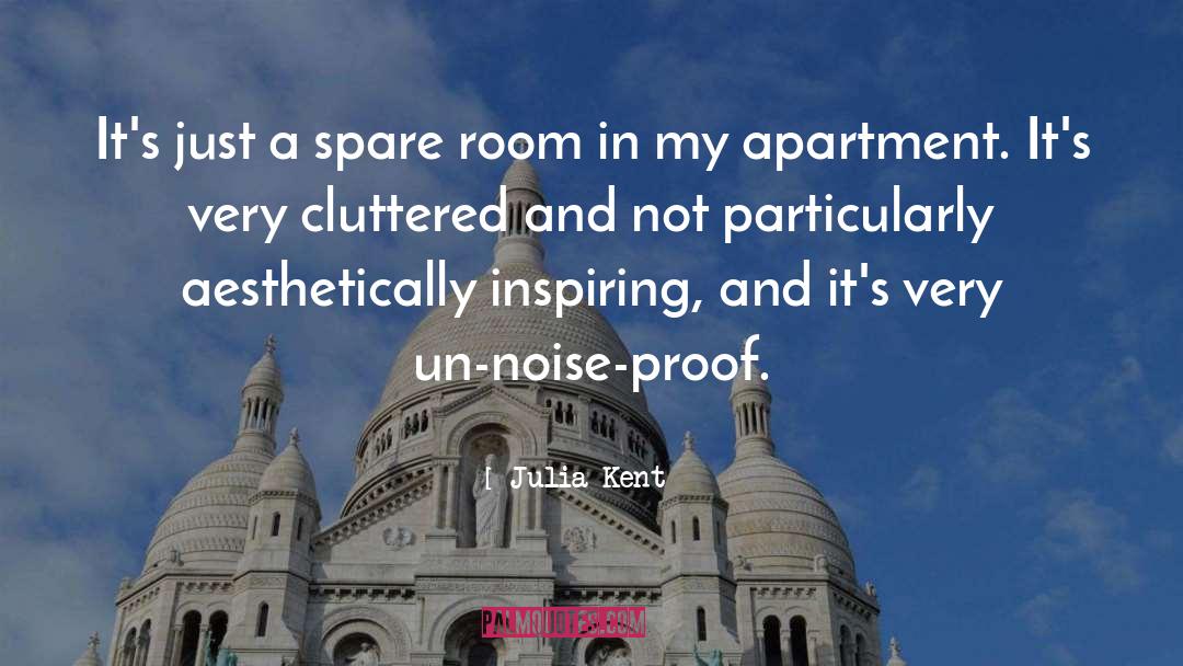 Julia Kent Quotes: It's just a spare room