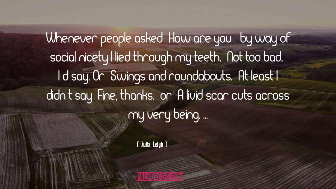 Julia Leigh Quotes: Whenever people asked 