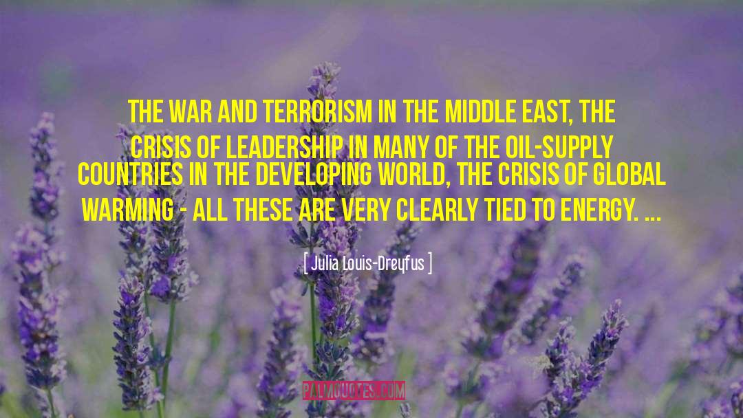 Julia Louis-Dreyfus Quotes: The war and terrorism in