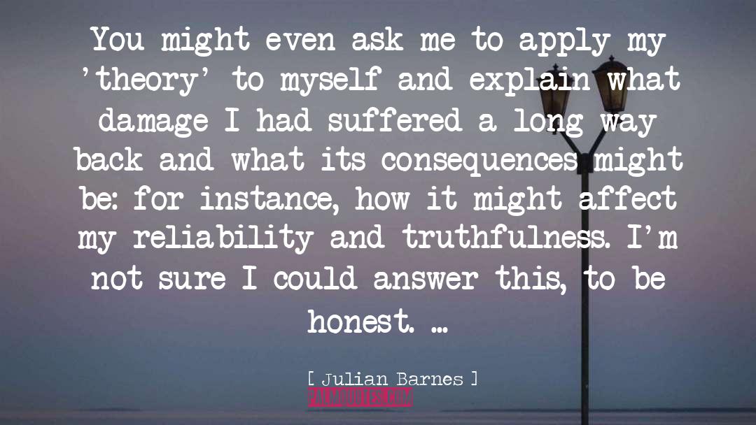 Julian Barnes Quotes: You might even ask me