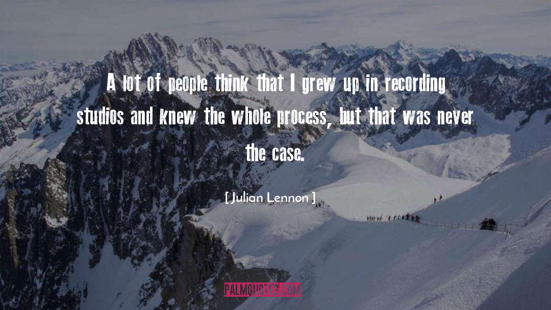 Julian Lennon Quotes: A lot of people think