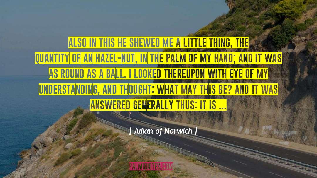 Julian Of Norwich Quotes: Also in this He shewed