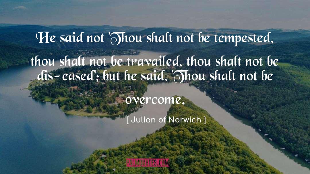 Julian Of Norwich Quotes: He said not 'Thou shalt