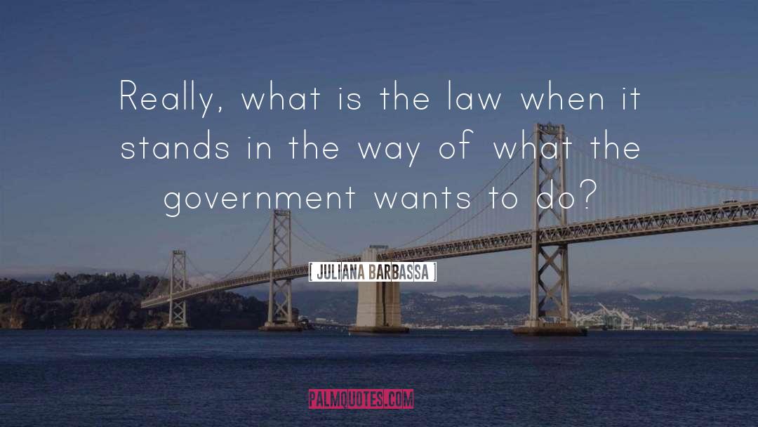 Juliana Barbassa Quotes: Really, what is the law