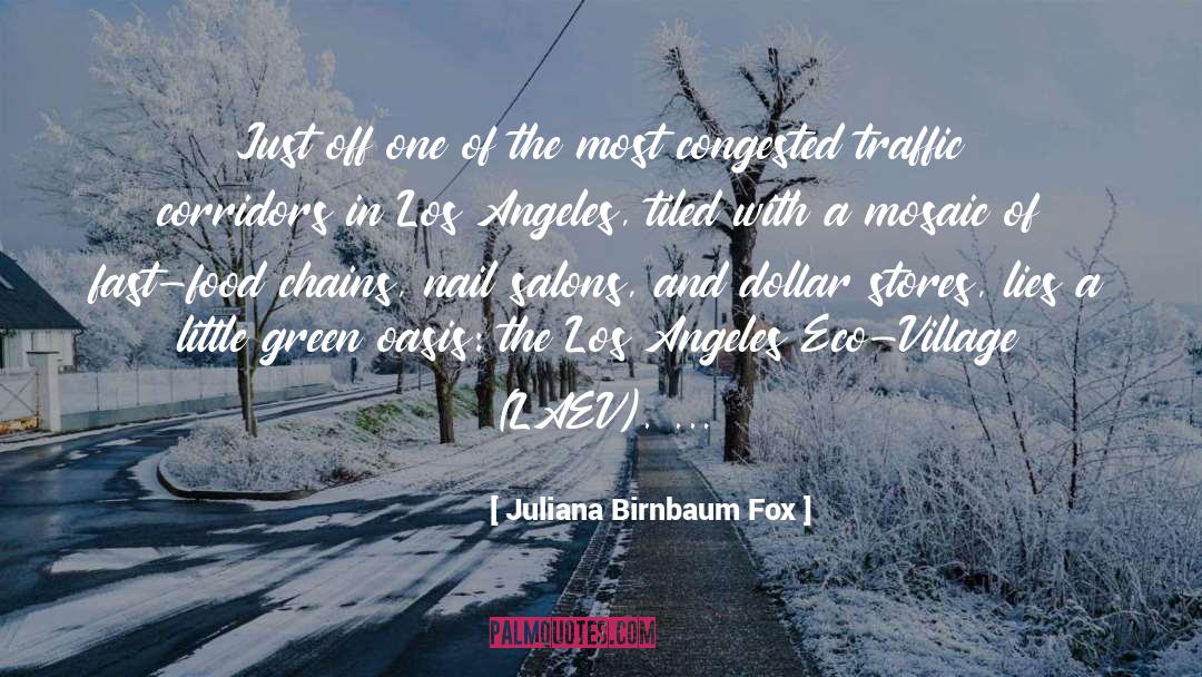 Juliana Birnbaum Fox Quotes: Just off one of the