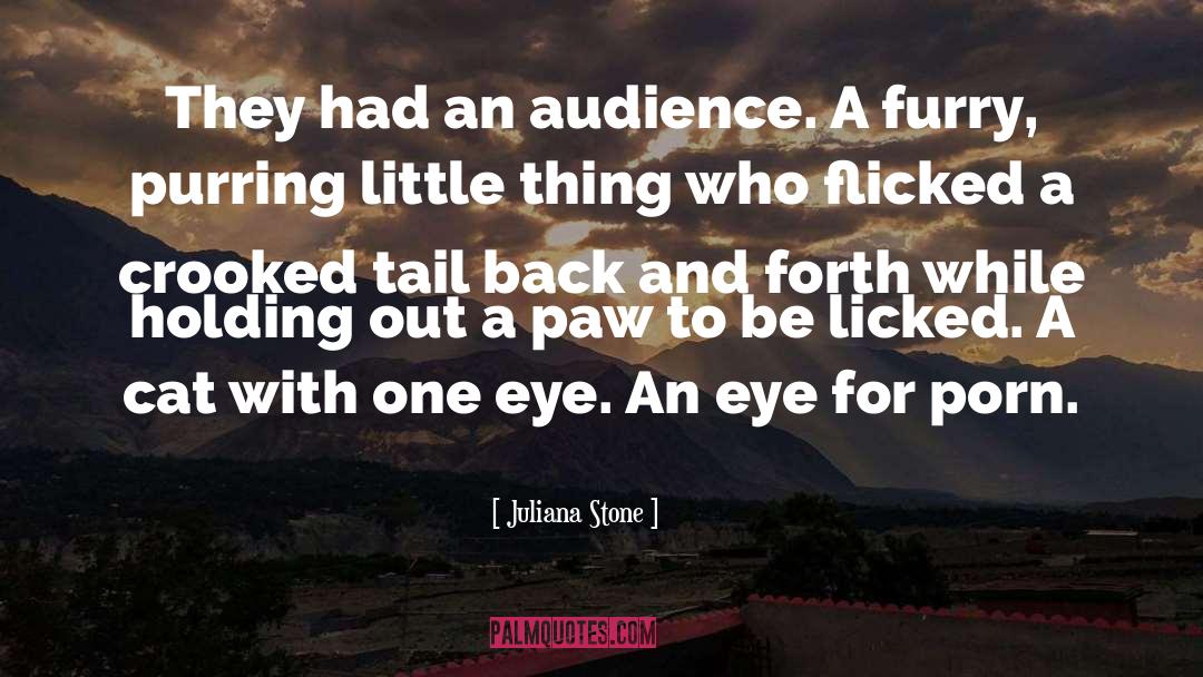 Juliana Stone Quotes: They had an audience. A