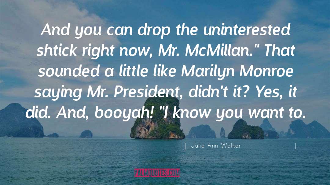Julie Ann Walker Quotes: And you can drop the