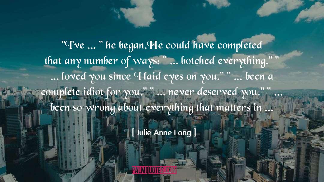 Julie Anne Long Quotes: 