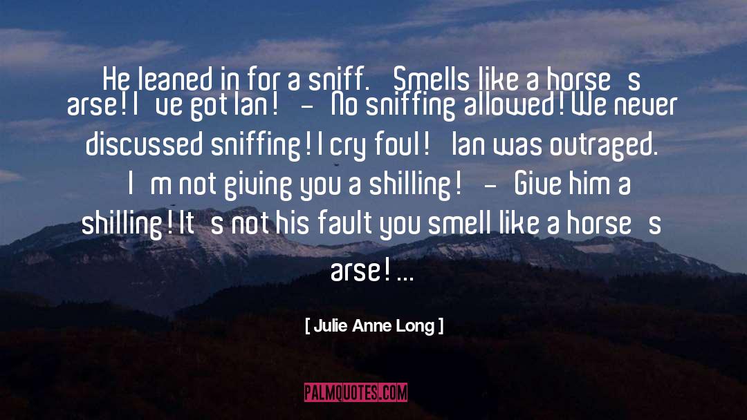 Julie Anne Long Quotes: He leaned in for a