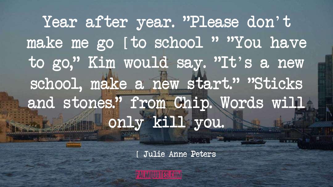 Julie Anne Peters Quotes: Year after year. 