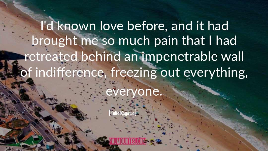 Julie Kagawa Quotes: I'd known love before, and