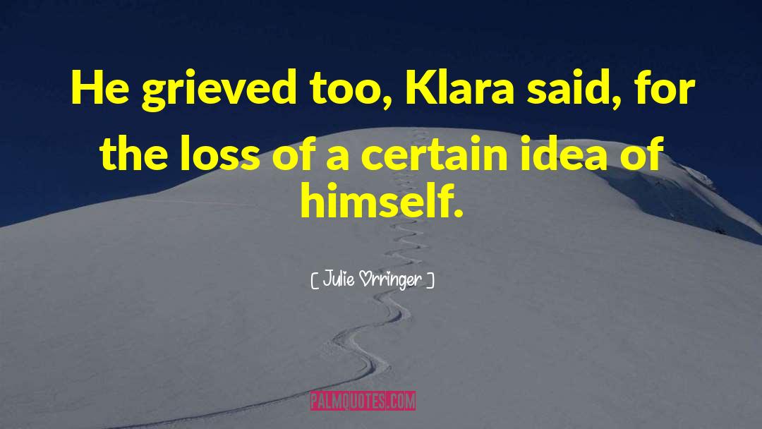 Julie Orringer Quotes: He grieved too, Klara said,