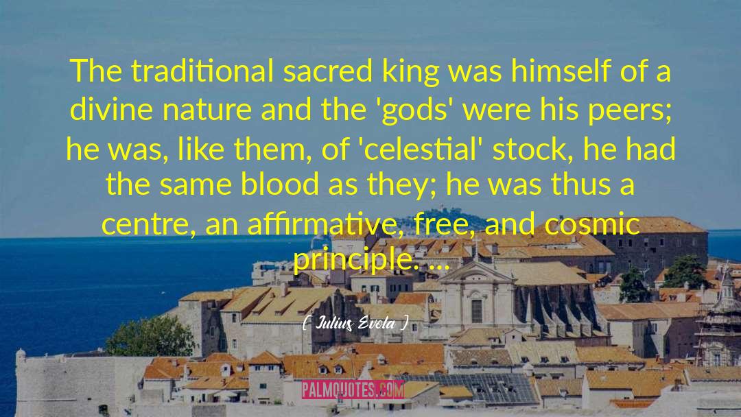 Julius Evola Quotes: The traditional sacred king was
