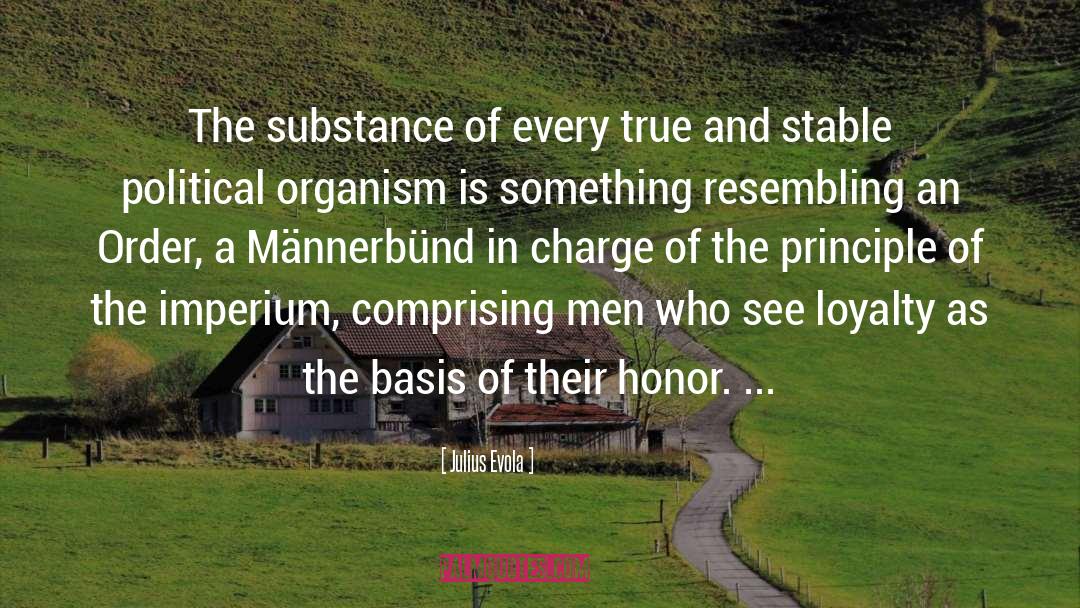 Julius Evola Quotes: The substance of every true