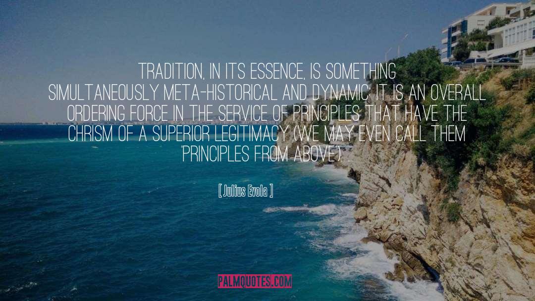 Julius Evola Quotes: Tradition, in its essence, is
