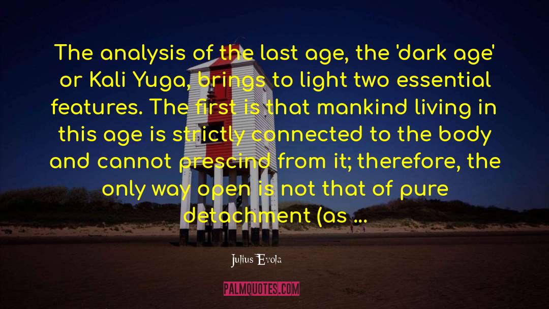 Julius Evola Quotes: The analysis of the last