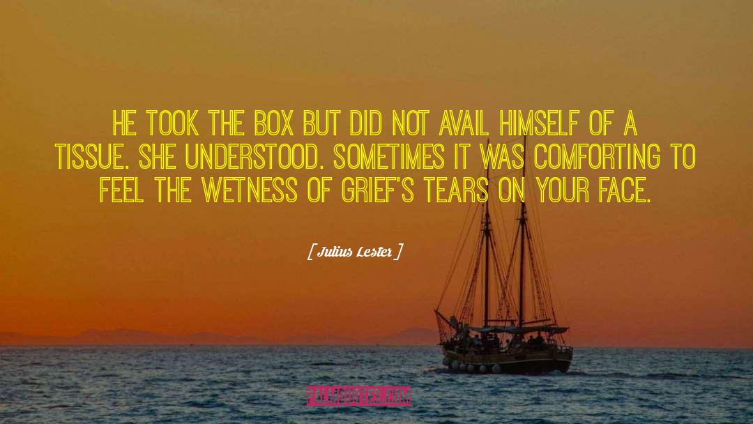 Julius Lester Quotes: He took the box but