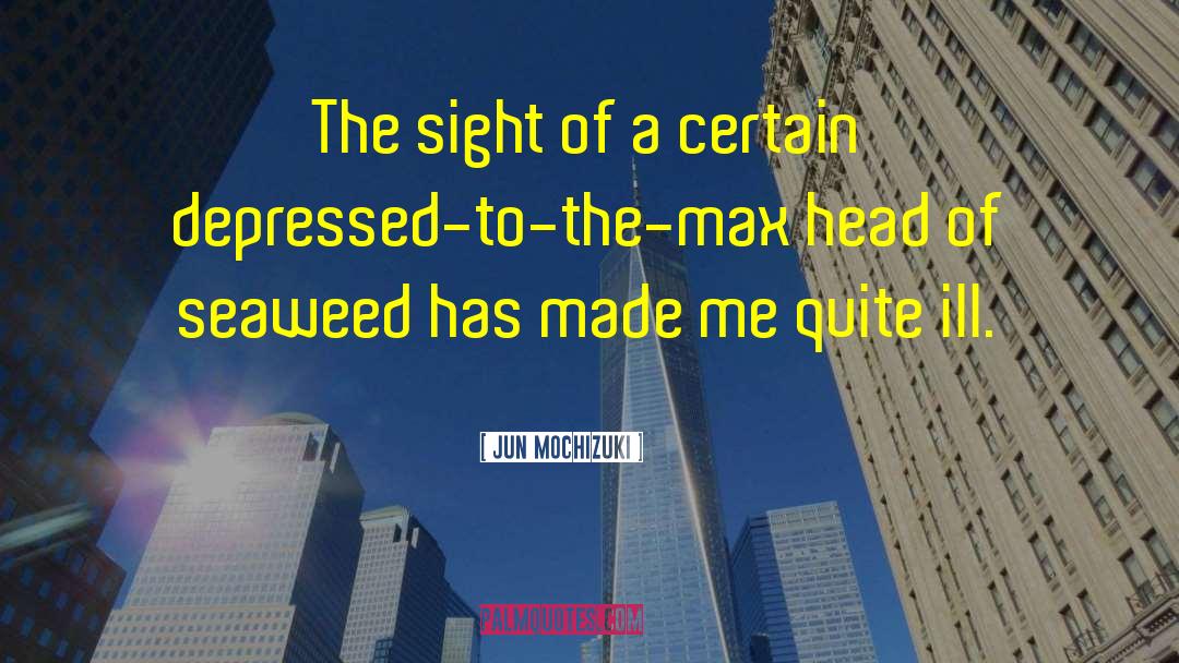 Jun Mochizuki Quotes: The sight of a certain