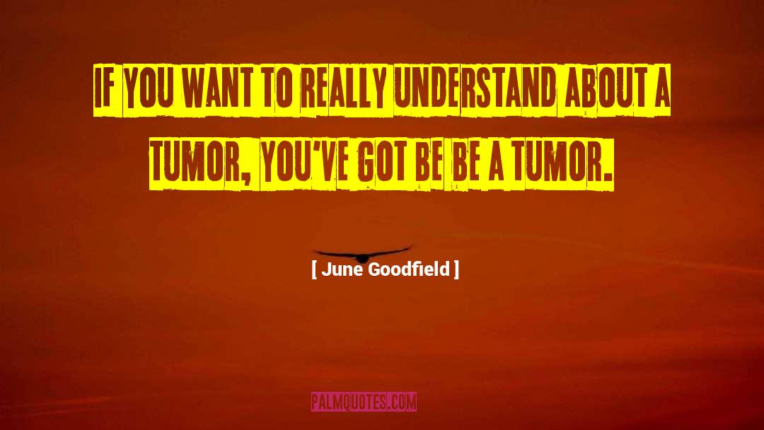 June Goodfield Quotes: If you want to really