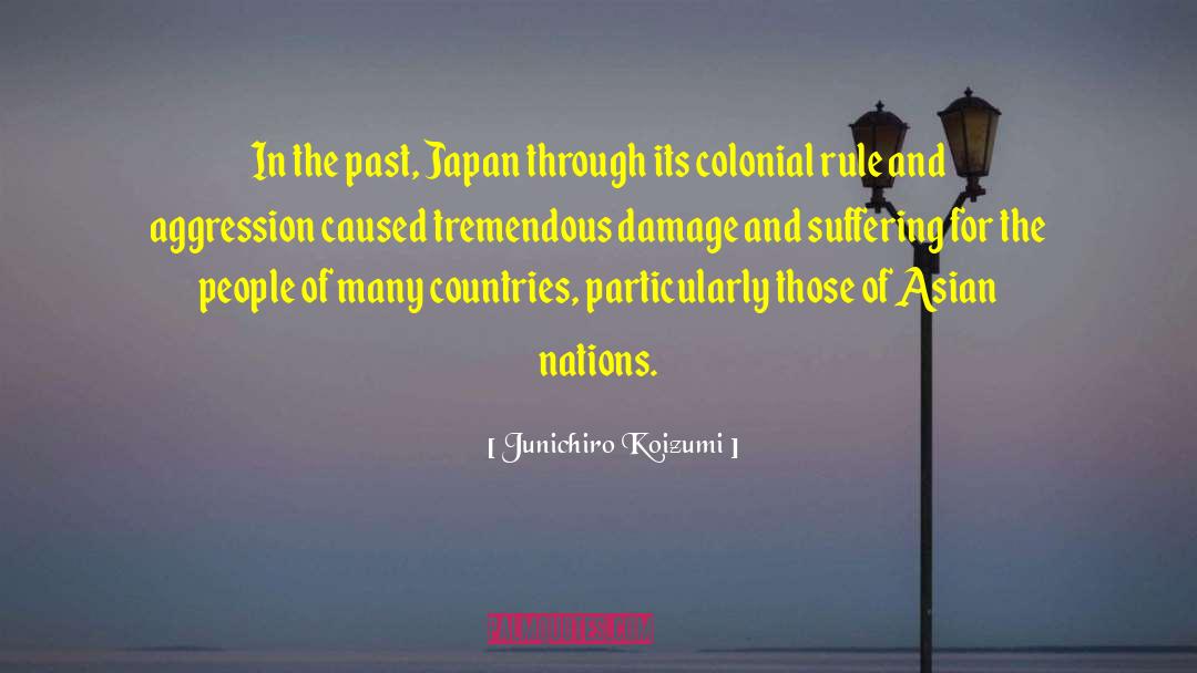Junichiro Koizumi Quotes: In the past, Japan through