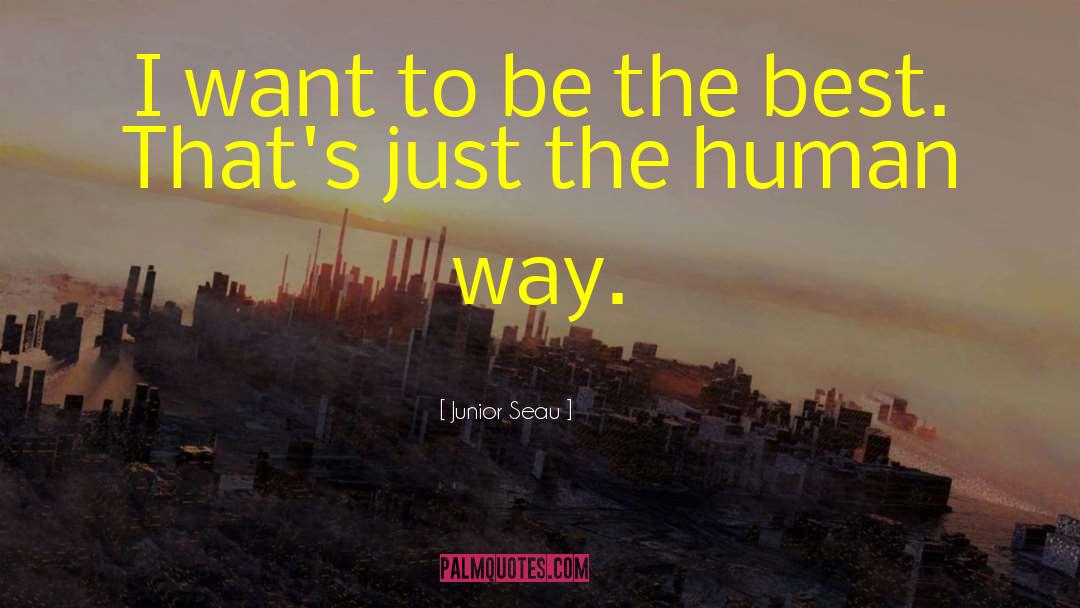 Junior Seau Quotes: I want to be the