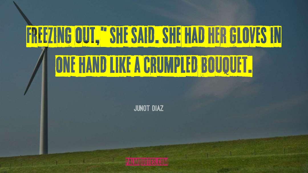 Junot Diaz Quotes: Freezing out,