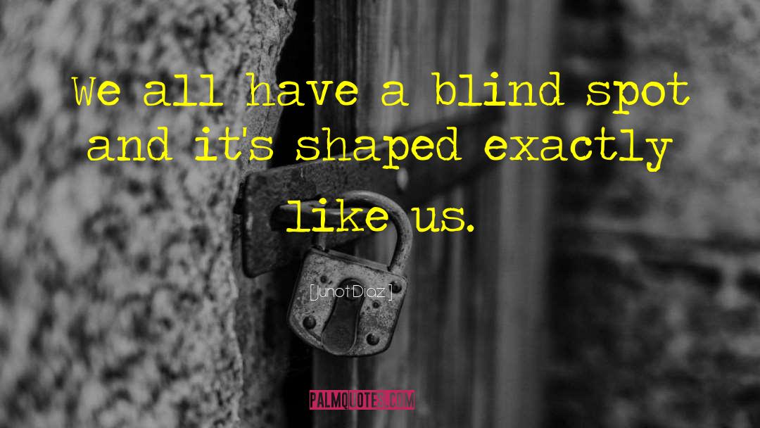 Junot Diaz Quotes: We all have a blind