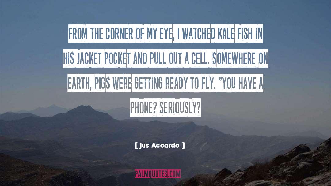 Jus Accardo Quotes: From the corner of my