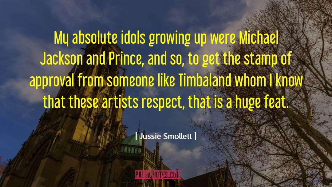 Jussie Smollett Quotes: My absolute idols growing up