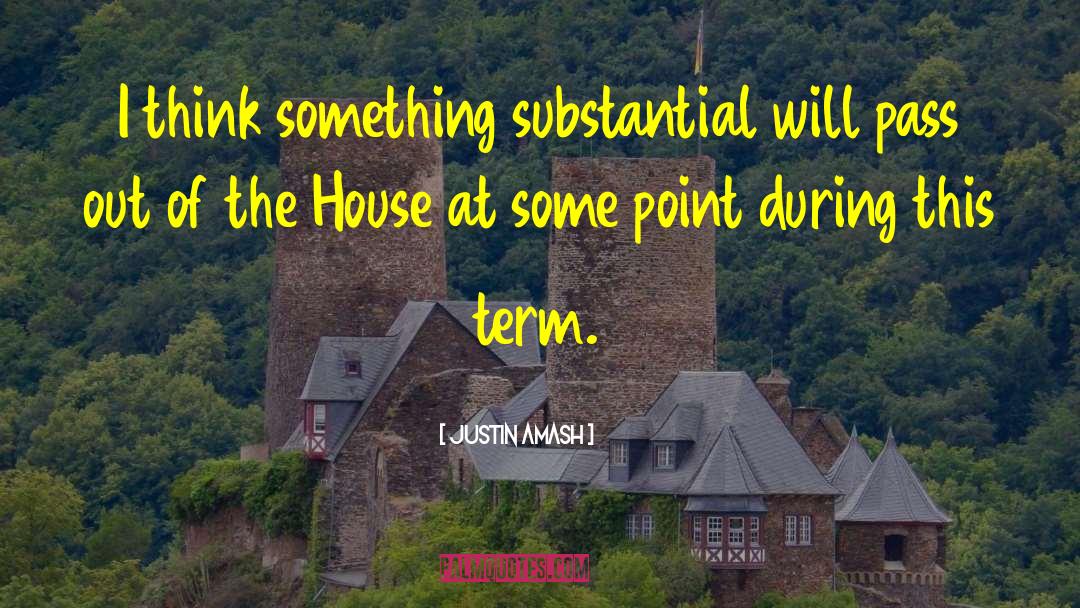 Justin Amash Quotes: I think something substantial will