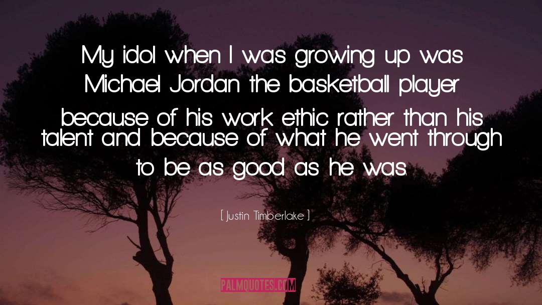 Justin Timberlake Quotes: My idol when I was