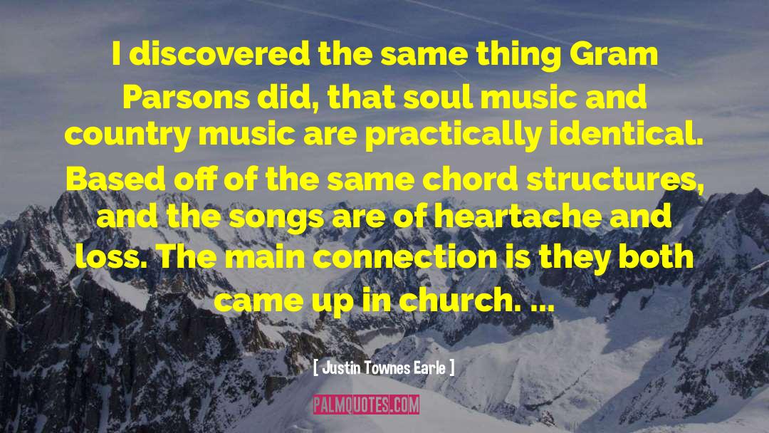 Justin Townes Earle Quotes: I discovered the same thing