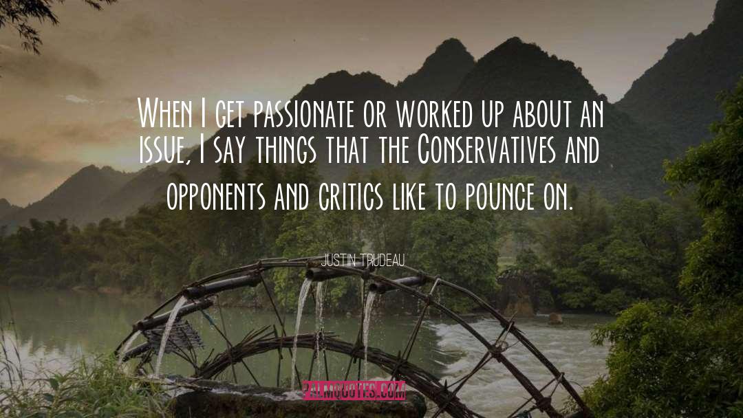 Justin Trudeau Quotes: When I get passionate or