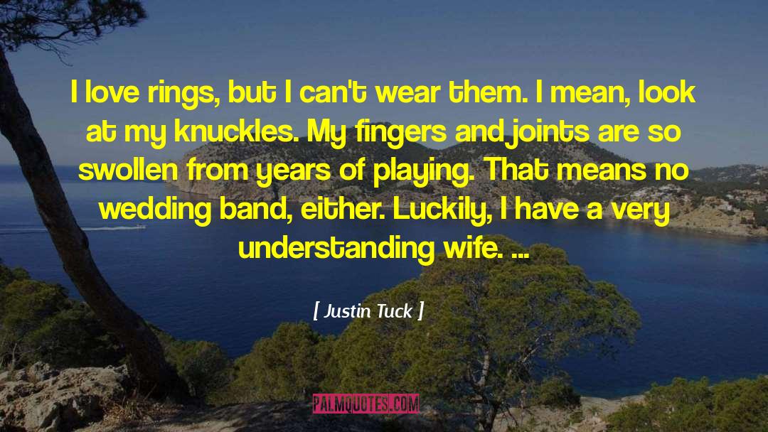 Justin Tuck Quotes: I love rings, but I