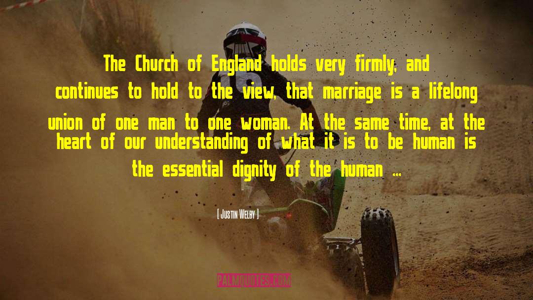 Justin Welby Quotes: The Church of England holds