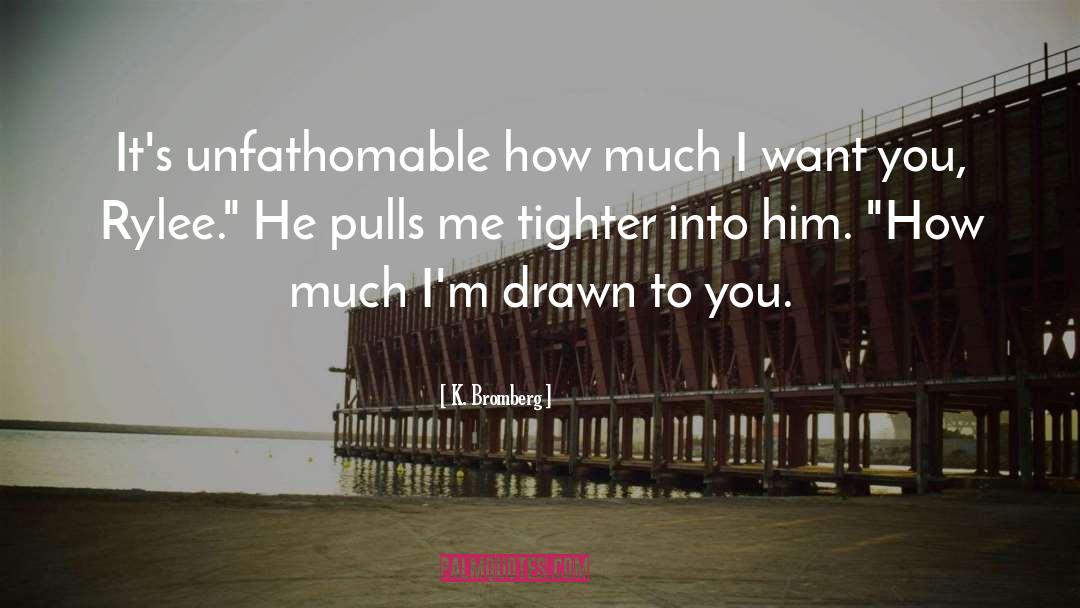 K. Bromberg Quotes: It's unfathomable how much I