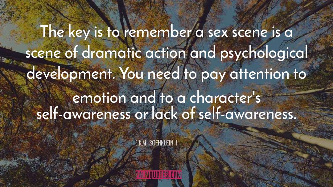 K.M. Soehnlein Quotes: The key is to remember