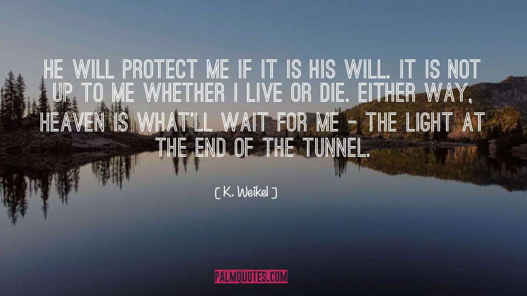 K. Weikel Quotes: He will protect me if