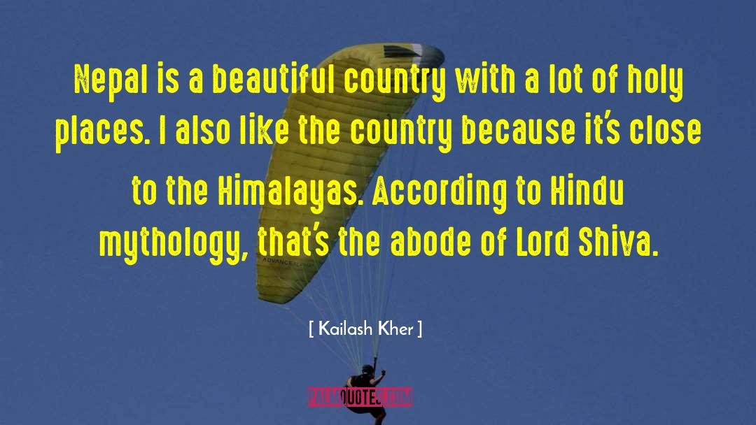 Kailash Kher Quotes: Nepal is a beautiful country