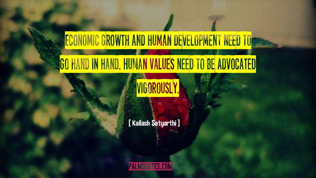 Kailash Satyarthi Quotes: Economic growth and human development